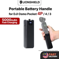 LionShield 5000mAh Portable Powerbank 3C Certified for DJI Osmo Pocket 4P 4 Pro /4/3, Battery Handle