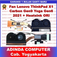 Fan Lenovo ThinkPad X1 Carbon Gen9 Yoga Gen6 2021 5H40W36671 5H40W36672 With ORIGINALheatsink
