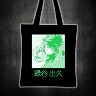 MHA DEKU Printed tote bag canvas