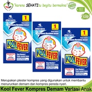 Original Kool Fever Plester Kompres Penurun Demam Anak Dewasa Bayi