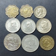 Philippines A Set Of Coins 1970s -1980s ( 9 Coins )