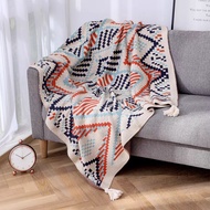 Chăn che nắng chăn dày dệt kim ngủ trưa tại văn phòng Bohemian Chăn điều hòa không khí chăn sofa chă