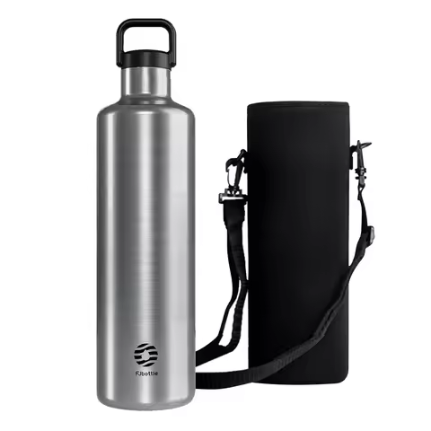 FEIJIAN 1750ml Large-capacity thermos cup Stainless Steel Thermos Bottle with Portable cloth bag
