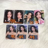 IVE 小卡 特典 Yujin Gaeul Rei Wonyoung Liz Leeso 秋天 李瑞 After Like Love Dive Eleven I am Season’s Greetin