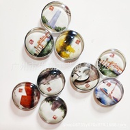 🚓Crystal Fridge Glass Sticker Premium Gifts Fridge Magnet Tourism Souvenir Epoxy Fridge Magnet