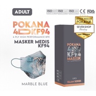 Pokana 4D KF 94 Medical Face Mask Earloop/Medical Mask 4 ply