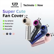 GOOJODOQ High Speed Portable Handheld Mini Fan Panda Silicone Cover for GFS010