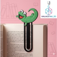 Aesthetic 3D Bookmark - Lizard Hoppers Journal & Planner Bookmark
