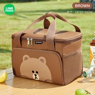 (10L)100% Authentic Line Friends Outdoor Insulated Bag Waterproof Picnic Refrigerator Camping Cooler