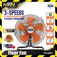 COMFORT FS-45ET 18 inch Heavy Duty 3-speeds Industrial Floor Fan ( 5 Blades )