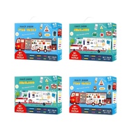 (ZELOLICOLLECTION) My First Puzzle Educational Toys Match Puzzle for 3+y