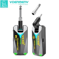 WS-5G 5.8GHz Wireless Guitar System 50m Range, 7H Battery, No Pairing, 3.5mm/6.35mm Jacks for PA/Mix