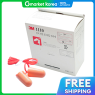 3M | 3M Noise-Blocking Foam Earplugs 1110 (100 Pairs) - Corded