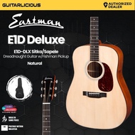 Eastman E1D-DLX Sitka/Sapele Dreadnought Guitar w/Fishman Pickup
