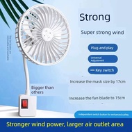 kitchen fan toilet fan Large three-prong integrated socket mini fan, omnidirectional kitchen-specifi