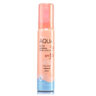 MISTINE AQUA BASE MINERAL SPRAY UV BLOCK SPF 50 PA+++ 30 ML. มิสทิน อะควา เบส มิเนอรัล สเปรย์ ยูวี บ