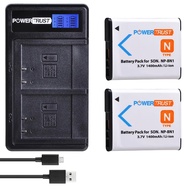 【Best value】 Powertrust Np-Bn1 For Cyber- Dsc-Qx30 Tx66 Tx100v Tx200v W310 W320 W330 W350 W530 W515p