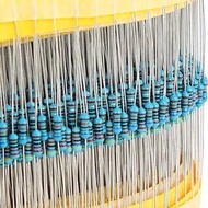 600 pcs metal film resistor package 1/ 4 watt 1% 0.25 watt 1% resistor package