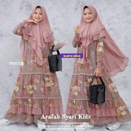 Lebaran Arafah Syari Kids Gamis Anak Baju Muslim Anak Set Syari Anak
