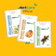 Netcare Pocket Sanitizer Spray (20ml) 75% Alcohol Liquid - Kills 99.99% Germs).