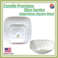 CORELLE PREMIUM Olive Garden Square Bowl /Salad Bowl/Ramen Bowl/Corelle USA set/Corelle Premium/Plat