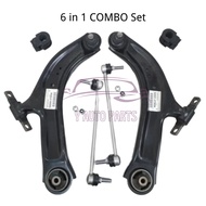 [6 IN 1 COMBO SET] Nissan Serena C26 2010-2016 Front Lower Arm / Stabilizer Link / Stabilizer Bush