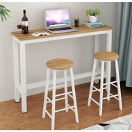 Bar Stool High Stool Bar Chair Bar Stool Home Backrest High Leg Table and Chair Bar Stool