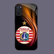 DK-65 Indonesian FC Persita Casing GLASS soft frame black OPPO Reno A16 A74 F19 A54S A16S F19S A95 6