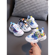 beg sekolah lelaki beg sekolah Children Cartoon Sports Shoes 2025 Spring New Style Boy Ultraman Shoe