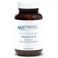 Metabolic Maintenance Vitamin D3 and K2 - Vitamin D3 K2 Supplement, D-3 & K-2 MK7 Complex for Women 