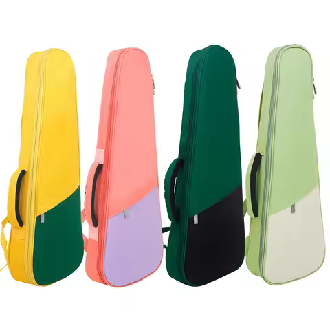 23/24/26/27 inch Ukulele Small Guitar Bag Rainbow Series Cotton Waterproof Bag Oxford Cloth with Cot