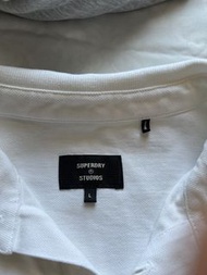 Superdry Studios White Polo Shirt - Size L