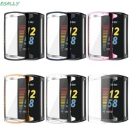 EGALLY TPU , Full Cover Bumper Screen Protector, Accessories Soft Watchband Protective Shell for Fit