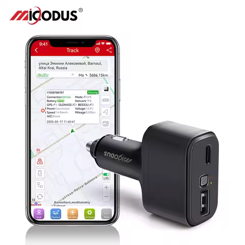 MiCODUS 4G GPS Tracker Car MV77G SOS GPS Rastreador 4G Anti-theft Alerts 5000pcs Data Storage Free T