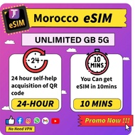 JTravel 【 Morocco eSIM  Saudi Arabia  Egypt】【Total 20GB】 UMRAH Unlimited GB Morocco eSIM 沙特摩洛哥埃及上网卡