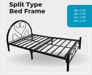 BED FRAME [SPLIT TYPE] HEAVY DUTY STEEL MAKAPAL (Quality Steel Bed) 36x75 48x75