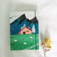 My peaceful house. Notebook Handmadenotebook Diary 筆記本