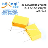 (1~10pcs) X2 Safety Capacitor 275VAC 0.001UF~3.3UF 0.0022UF 0.01UF 0.022UF 0.033UF 0.15UF 0.1UF 0.22
