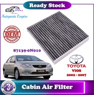 【 Toyota Vios 】Cabin Air Filter - Carbon ( 2002 - 2007 / OEM Fitting 87139-ON010 )