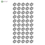 60Pcs 6 Sq Mm 2-Wire Stainless Steel Wire Clamp Suitable for Photovoltaic Cable