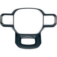 Keptrim for F-150 ABS Carbon Fiber Steering Wheel Cover Trim for 2021 2022 2023 2024 2025 Ford F150,