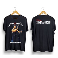 KAOS RHOMA IRAMA MIRASANTIKA TSHIRT MUSIK RAJA DANGDUT FORSA | T-Shirt Music plesetan black kaos Rho