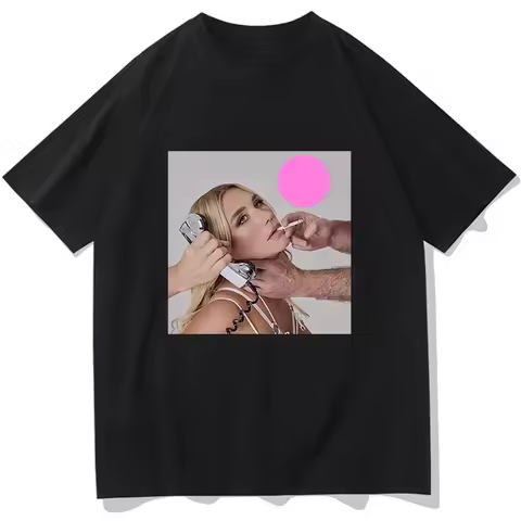 Singer Kesha Album 2026 Graphic T Shirt Men Women Hip Hop Fashion Short Sleeve T-shirts Summer Haraj
