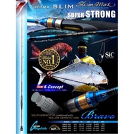 LEMAX fishing rod SLIMMAX BRAVO SPINNING 1 PIECE JIGGING ROD