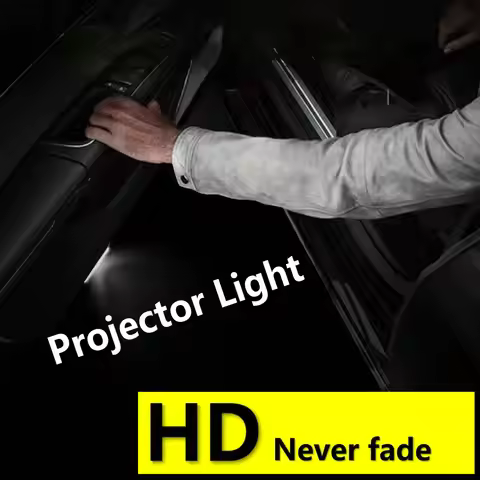 HD For Porsche LED Car Door Light Projector Lights Panamera 970 971 Cayenne 958 957 Tayan 987 911 Ma