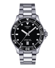 Tissot Seastar 1000 40mm ทิสโซต์ ซีสตาร์ 1000 40มม. สีดำ T1204101105100 นาฬิกาผู้ชายผู้หญิง