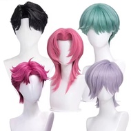 Saja Boys Jinu Baby Abby Mystery Romance Wig Kpop Demon Hunters Mira Rumi Zoey Cosplay Wig Cap Hallo