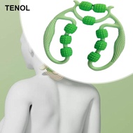 [TENOL] Massage Roller Muscle Roller 9 Wheels Portable Massage Tool Handheld Ring Clamp Leg Roller f