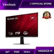 ViewSonic VA24G2-H 24" Full HD 1920 x 1080 144Hz 1ms SuperClear IPS Eye ProTech Monitor 144Hz Monito