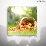 U-RO DECOR รุ่น ORGANIC APPLES ออแกนิค แอ๊ปเปิ้ล ภาพพิมพ์ 70 x 70 ซม. ยูโรเดคคอร์ ภาพแต่งบ้าน รูปภาพ